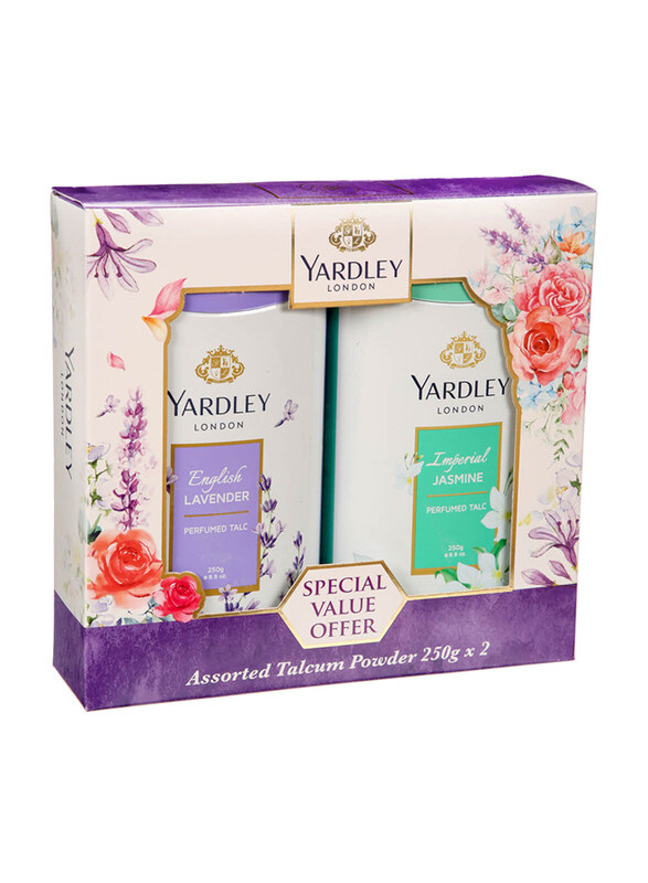 

Yardley London Celebration Edition Luxury Talc, 2 x 250gm, White