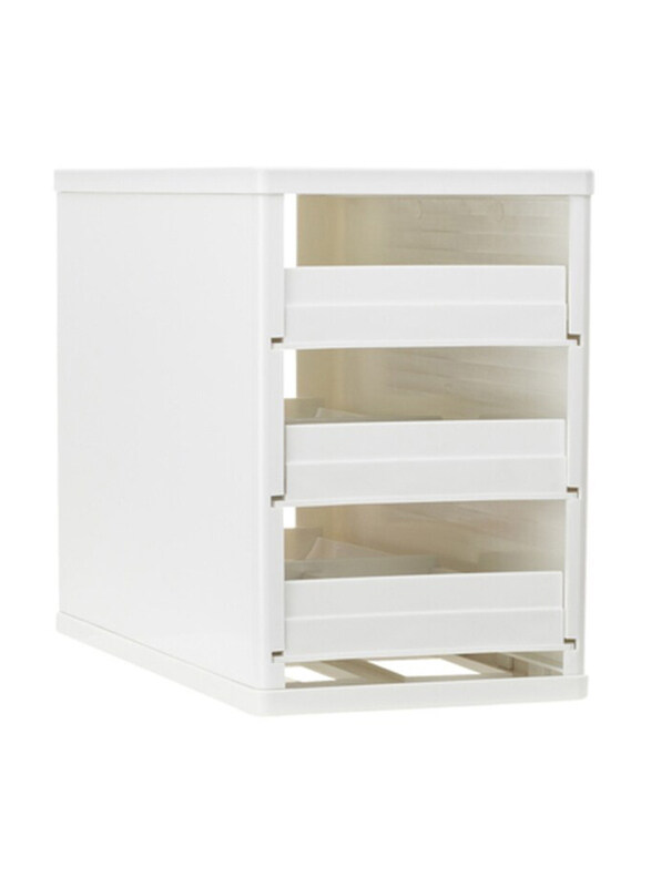 

Youcopia Mini Stack 12 Bottle Spice and Vitamin Organizer, White