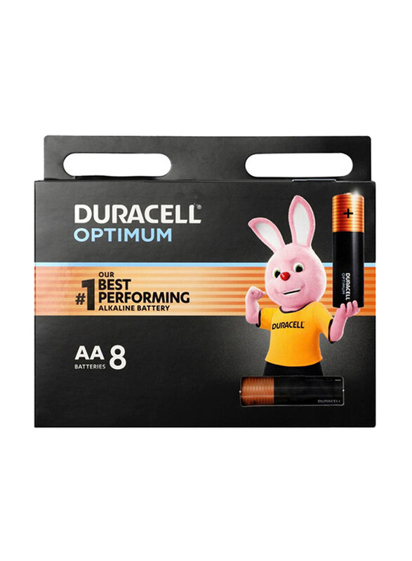 

Duracell Optimum AA Alkaline Batteries, 8 Pieces, Multicolour