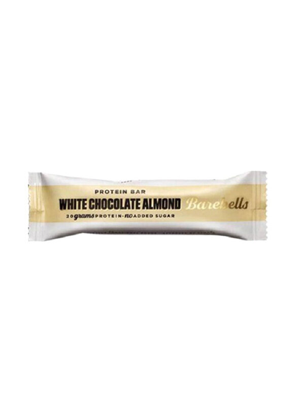 

Barebells Protein Bar, 55gm, White Chocolate Almond