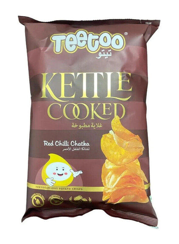 

Teetoo Kettle Cooked Red Chilli Chips, 150g