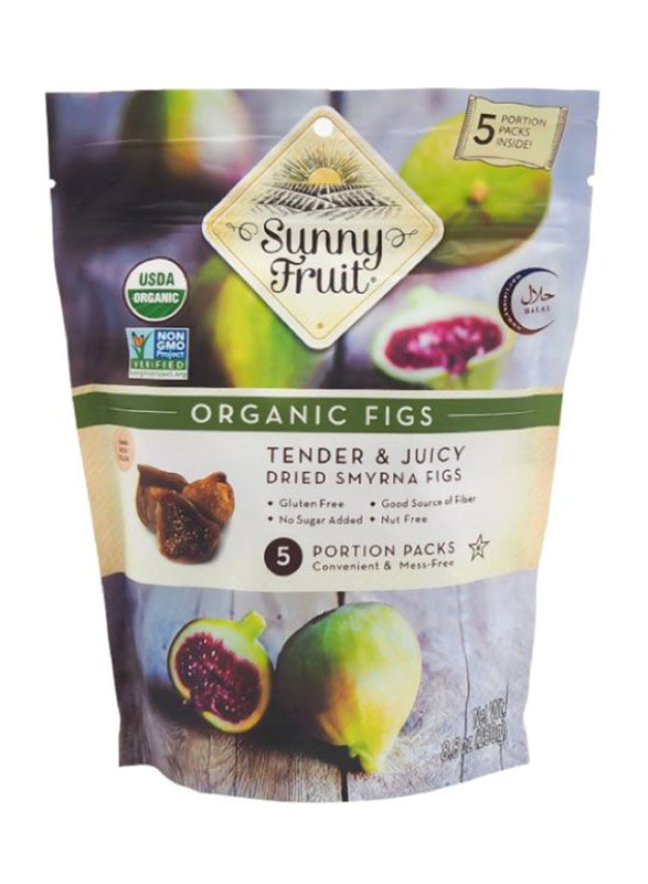 Sunny Fruit Organic Dried Figs, 250g