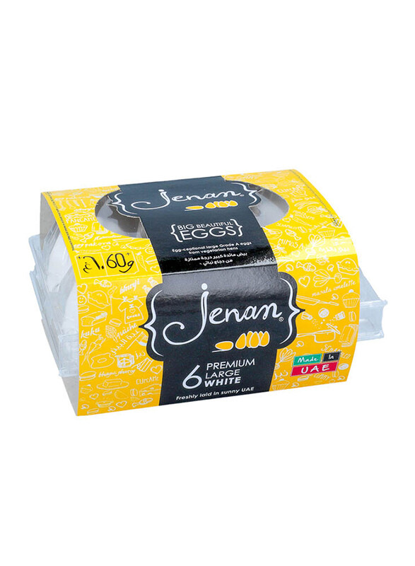 

Jenan White Eggs, 6 Pieces