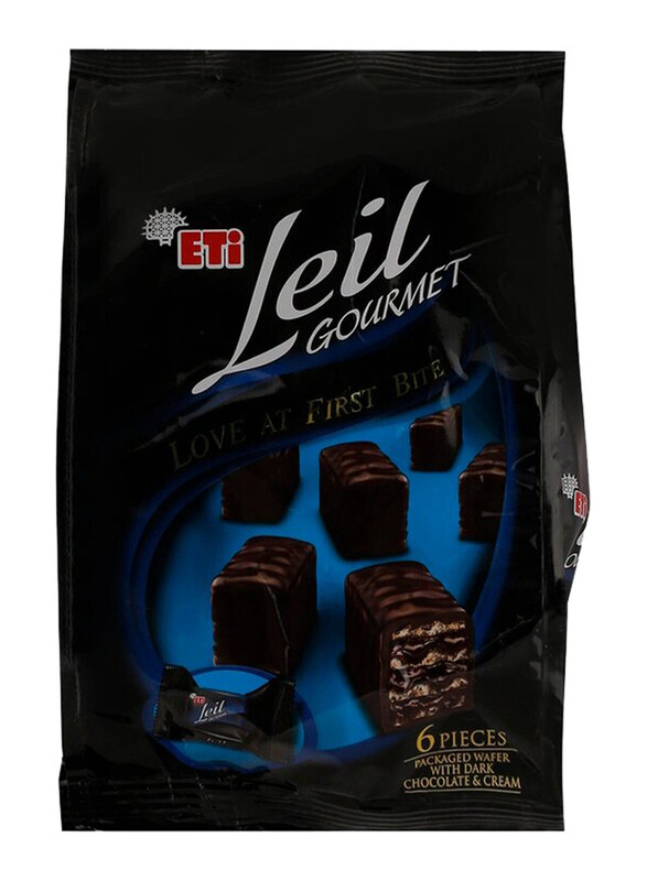 

Eti Leil Gourmet Wafer with Dark Chocolate Cream, 6 Piece