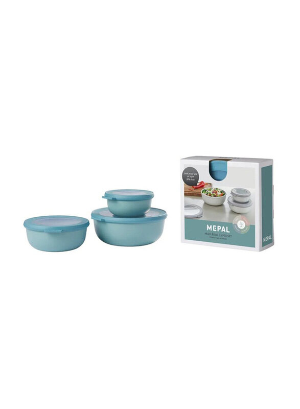 

Mepal Storage Bowl, 3 Piece. Green