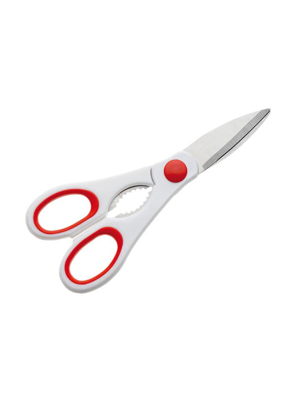 

Pedrini Kitchen Multipurpose Scissors, White/Red