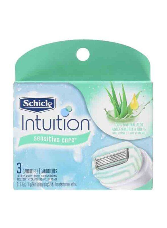 

Schick Intuition Sensitive Care Razor Blade Refill Cartridges, 3 Pieces