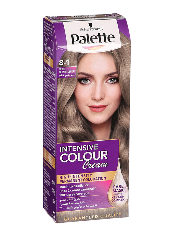 

Schwarzkopf Palette Intensive Hair Color, 8-1 Light Blonde Cendre