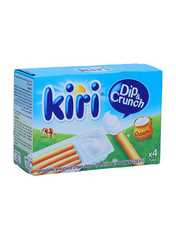 

Kiri Dip & Crunch Spreadable Cream Cheese with Sticks, 140g