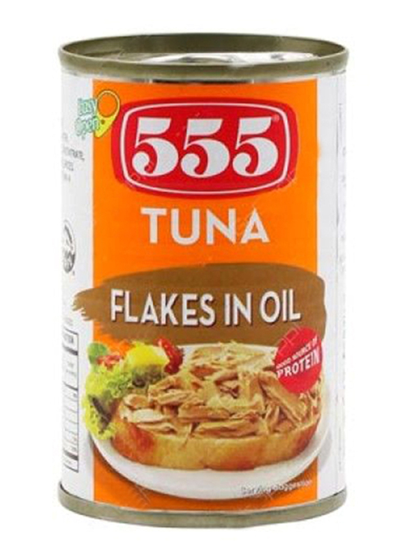 555 Tuna Flakes in Oil, 155g