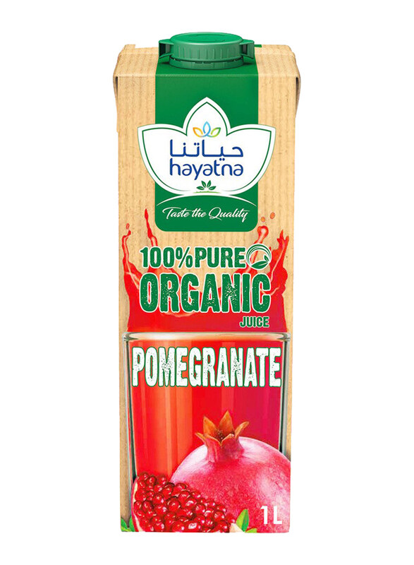 

Hayatna Organic Pomegranate Juice, 1 Liter