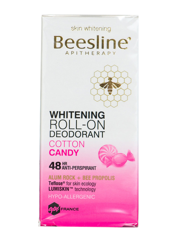 Beesline Cotton Candy Whitening Roll-On Deodorant, 50ml