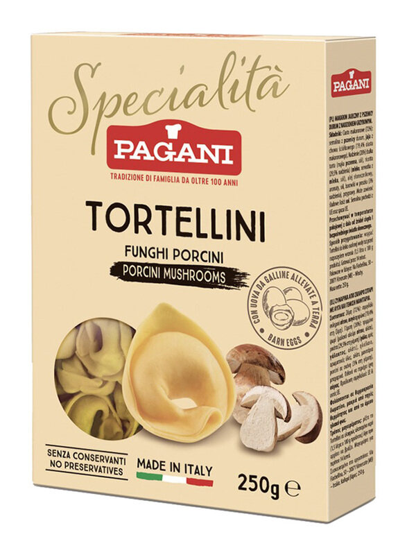 

Pagani Tortellini Porcini Mushroom, 250g