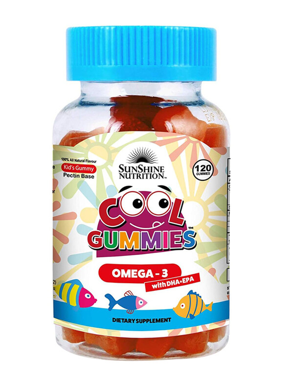 

Sunshine Nutrition Cool Gummies Omega3 with Dha+Epa, 120 Gummies