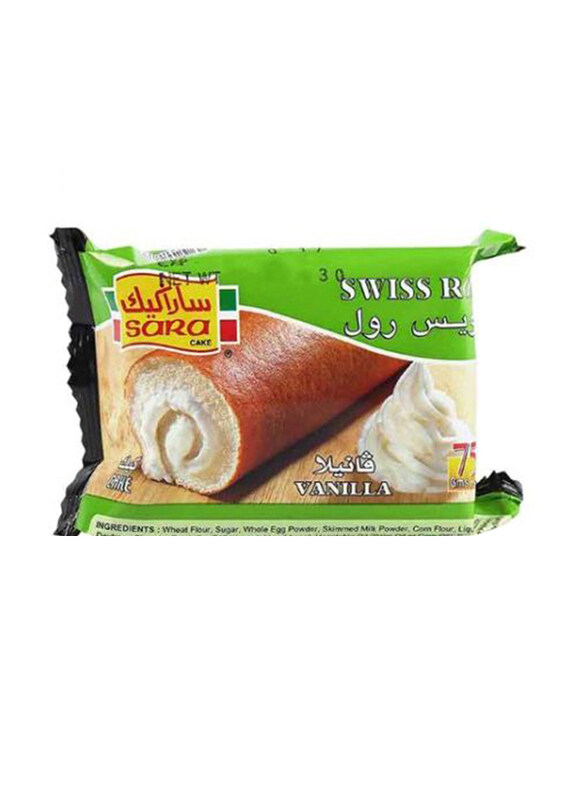 

Sara Cake Swiss Roll Vanilla, 75g