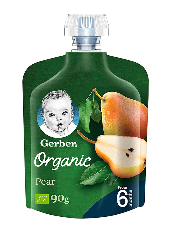 

Gerber Organic Pear Puree, 90g