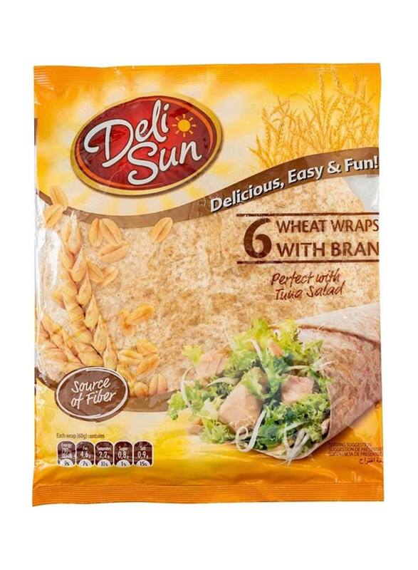 

Deli Sun Wheat Wrap with Bran, 360g