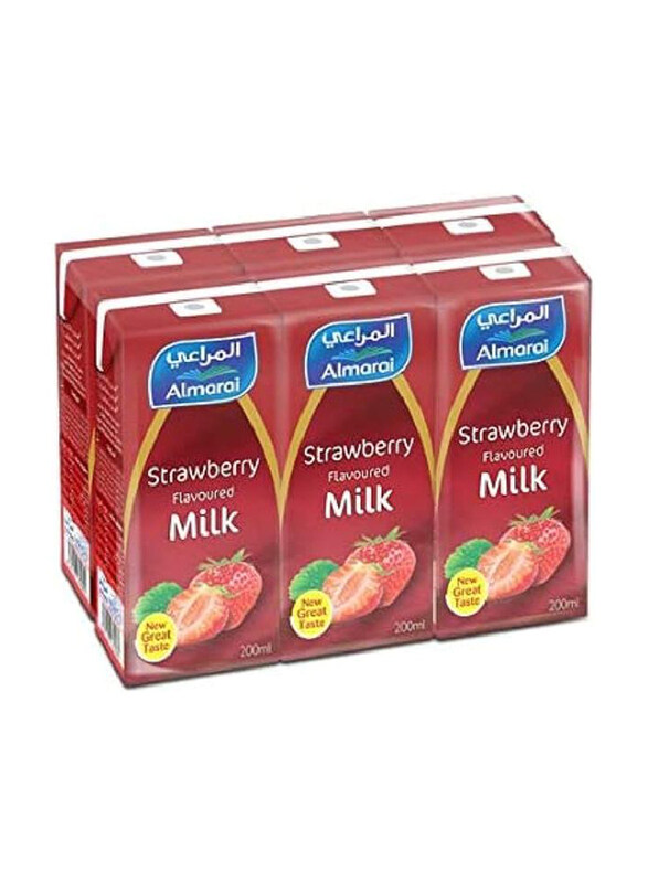 

Al Marai Uht Strawberry Milk, 6 x 200ml