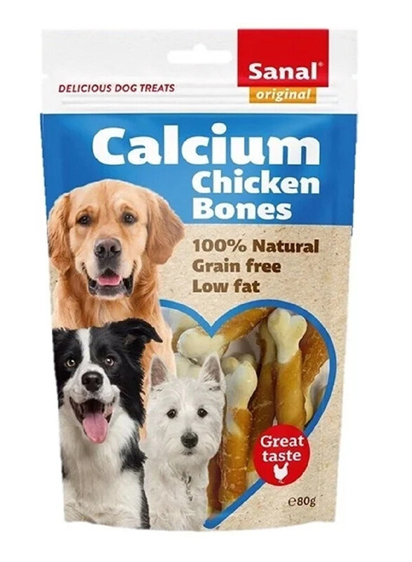 

Sanal Calcium Chicken Bones Dog Dry Food, 80g