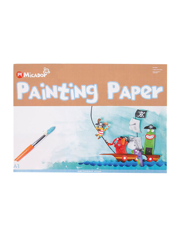 

Micador Jr. Painting Paper Pad, 25 Pages, White