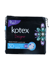 Kotex Designer Maxi Slim Sanitary Pads, 30 Pieces