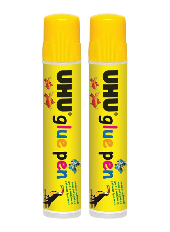 

UHU Solvent Free Pen Liquid Glue, 2 Pieces, Yellow