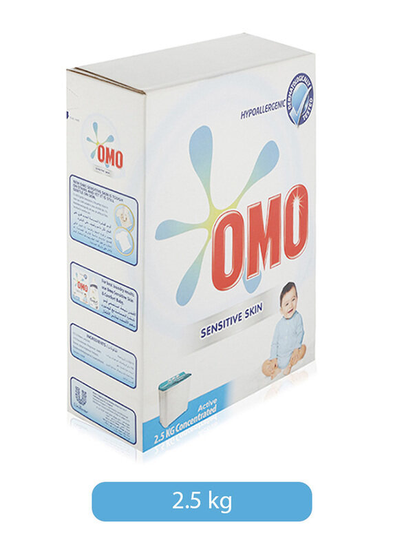 

OMO Sensitive Skin Active Powder Detergent, 2.5 Kg