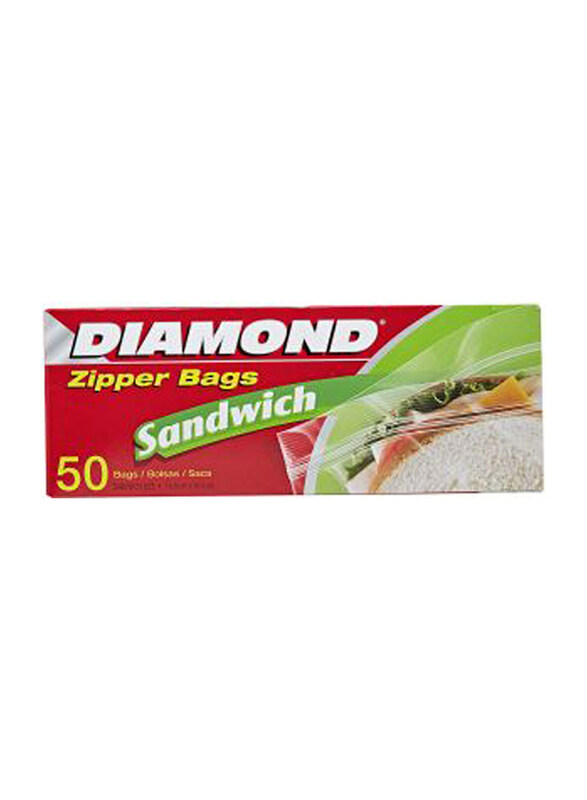

Diamond Sandwich Zipper Bags, 12 x 50 Count
