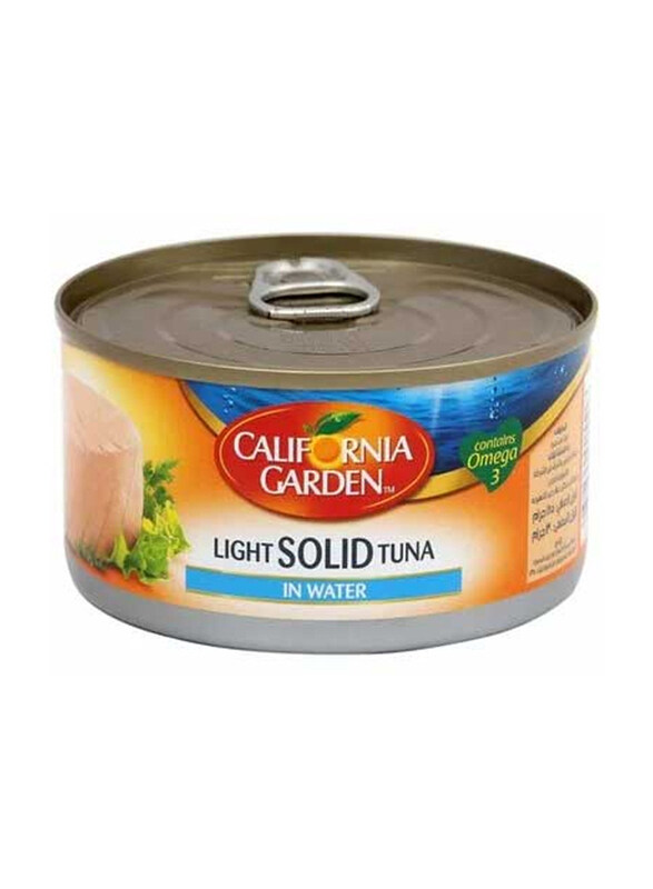 

California Garden Canned Light Tuna Solid In Brine, 185g