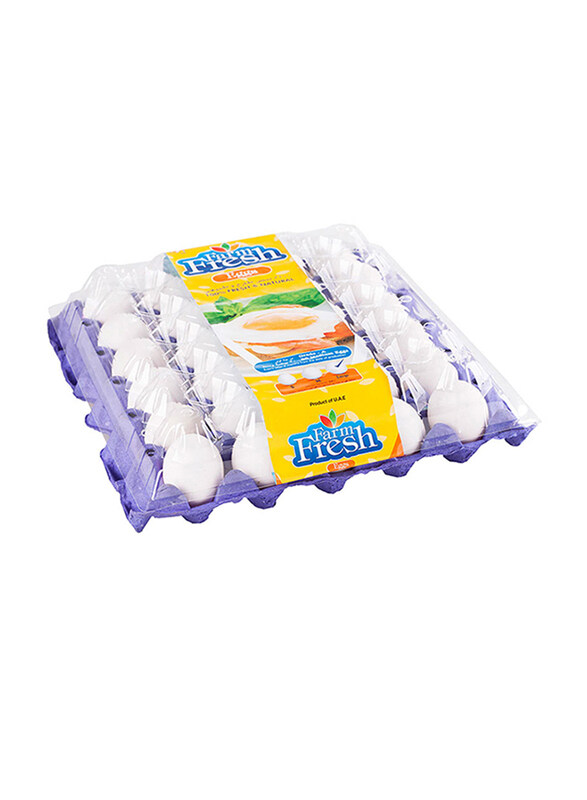 

Farm Fresh White Eggs, Large, 30 Pieces