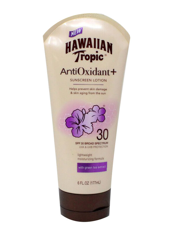 

Hawaiian Tropic Antioxidant Sunscreen Lotion with Green Tea Extract, 177ml