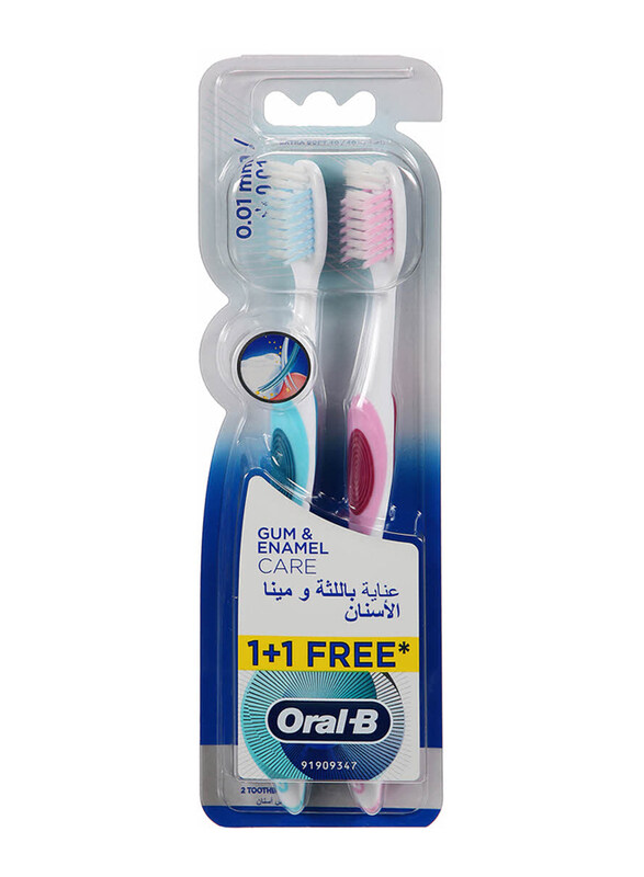 

Oral B Gum & Enamel Care Toothbrush, 2 x 40 Pieces