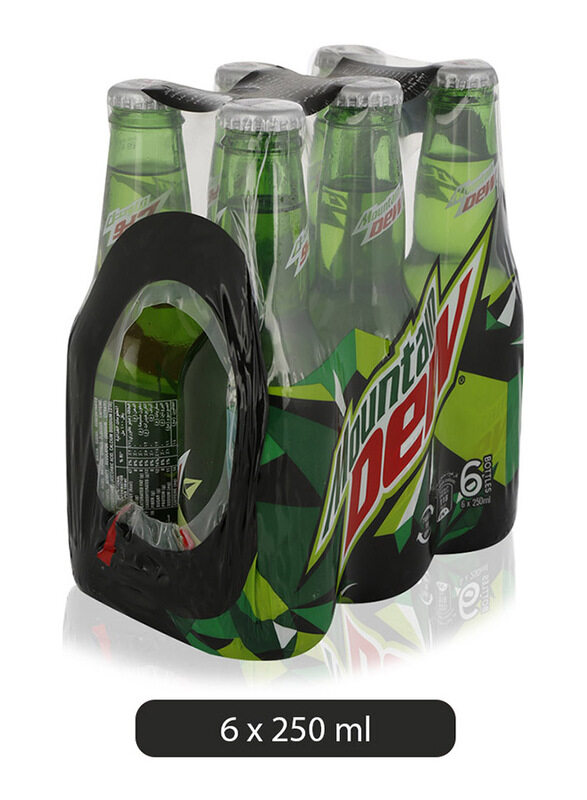 

Mountain Dew Soft Drink, 6 Bottles x 250ml