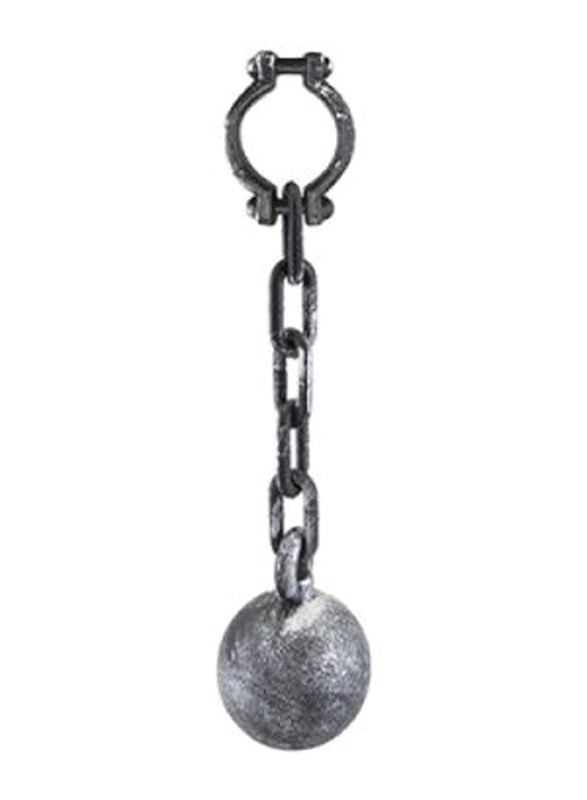 

Halloween Plastic Ball and Chain St Card, Black