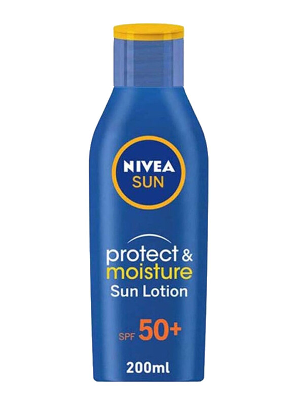 

Nivea Sun Protect & Moisture Lotion UVA & UVB Protection SPF50, 200ml