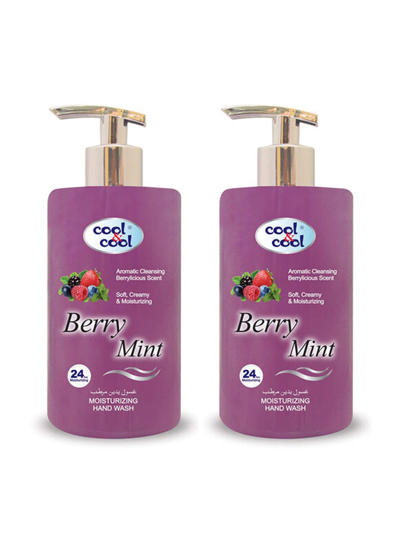 

Cool & Cool Berry Mint Hand Wash, 500ml, 2 Pieces