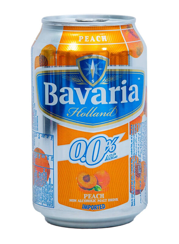 

Bavaria Peach Non Alcoholic Beer Can, 330ml