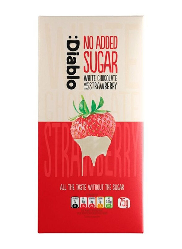 

Diablo No Added Sugar Strawberry & Chocolate Bar, 75g