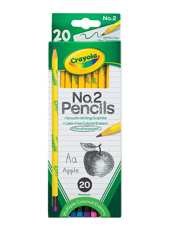 

Crayola 20-Piece No.2 Pencils Set, Yellow