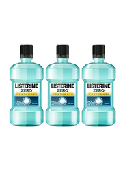 Listerine Zero Mouthwash, 500ml, 3 Pieces