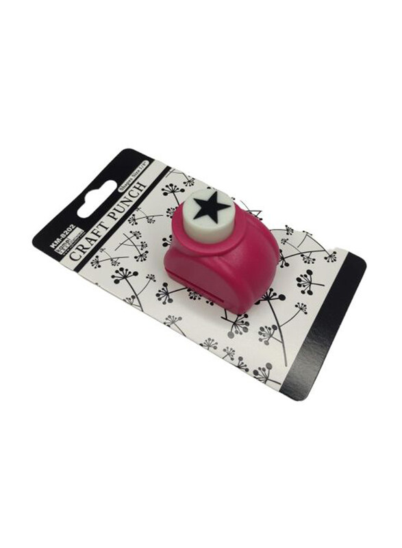 

Kamei Shaped Hole Punch Star, Pink