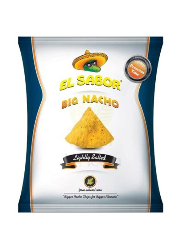 

El Sabor Big Nacho Lightly Salted Chips, 200g