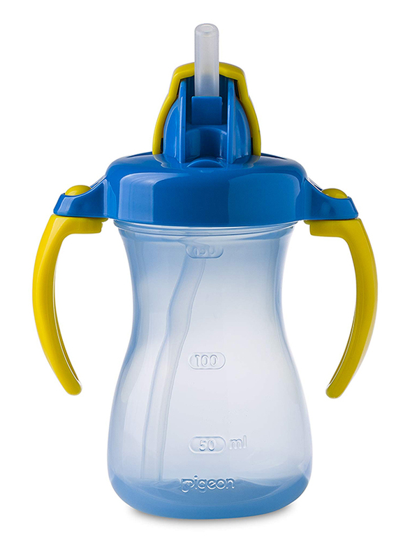 Pigeon BPA Free Petite Straw Bottle, 150ml, Blue