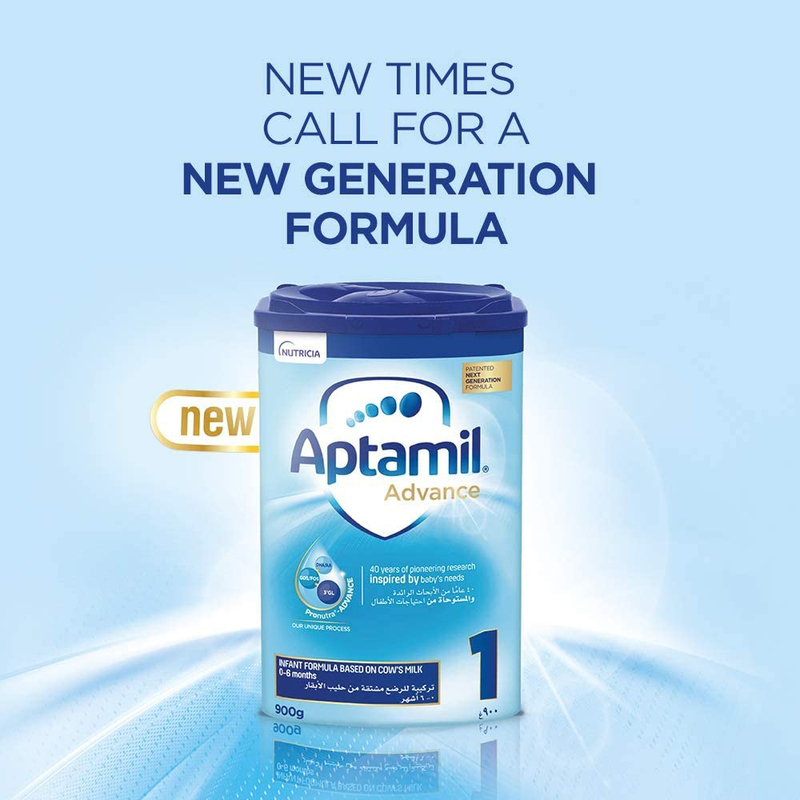 Aptamil Advance 1 Next Generation Infant Formula Milk, 900g
