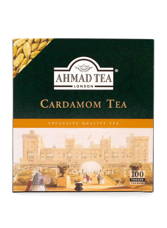 

Ahmad Tea London Cardamom Black Tea, 100 Tea Bags x 2g