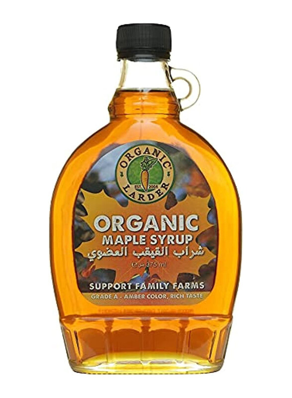 

Organic Larder Grade A Amber Maple Syrup, 375ml