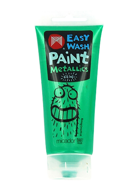 

Micador Easy Wash Paint, 120ml, Metallic Green