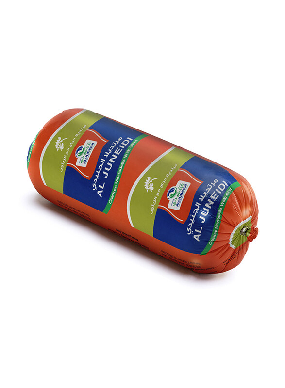 

Al Juneidi Aljuneidi Chicken Mortadella Olive Roll, 250g