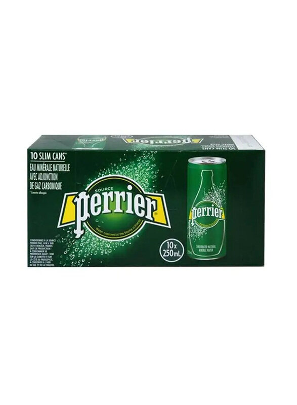 

Perrier Sparkling Water, 10 x 250ml