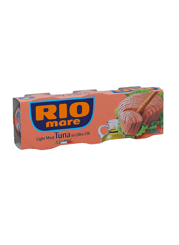 

Rio Mare Canned Light Meat Tuna in Olive Oil, 3 Cans x 80g